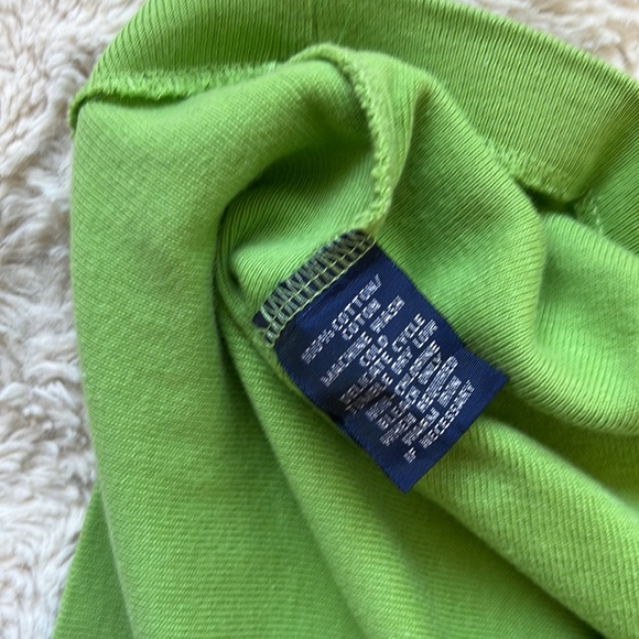 Ralph Lauren Sport Green 100% Cotton Short Sleeve T-Shirt Size L - Picture 5 of 5